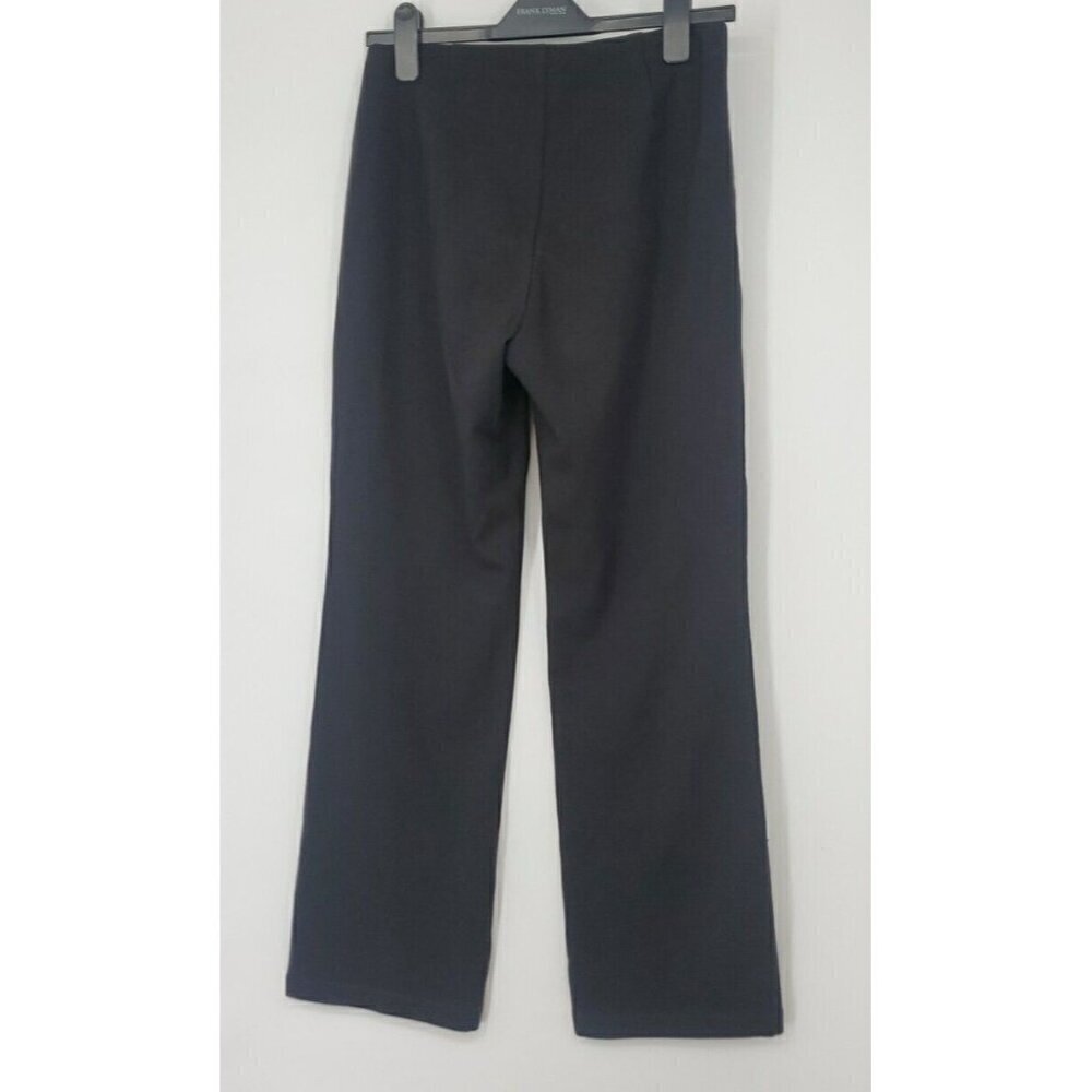 Eileen Fisher Womens Pants Size XS Pull On Black Stretch Knit Straight Leg Slack - Picture 5 of 9